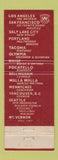 Matchbook Cover - Olympia Hotel WA