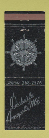 Matchbook Cover - Dockside Annapolis MD