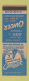 Matchbook Cover - American Cancer Society Baltimore MD