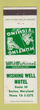 Matchbook Cover - Wishing Well Motel Easton MD