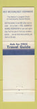 Matchbook Cover - Thunderbird Motel Restaurant Portland OR Best Western