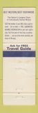 Matchbook Cover - Best Western Continental Motel Portland OR