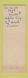 Matchbook Cover - Country Cousin Portland OR restaurant hamburgers