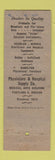 Matchbook Cover - Physicians Hospital Supply Portland OR