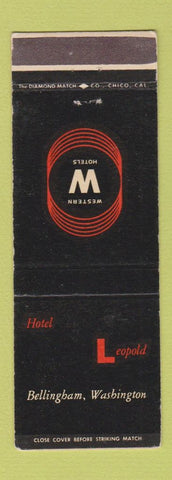 Matchbook Cover - Hotel Leopold Bellingham WA