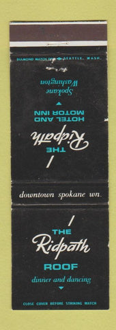 Matchbook Cover - Ridpath Hotel Spokane WA WEAR