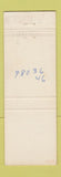 Matchbook Cover - Wayne's Restaurant Lynnwood WA