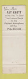 Matchbook Cover - Wilson's Restaurant Spokane WA WEAR
