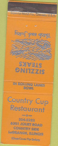 Matchbook Cover - Country Cup Restaurant LeGrange IL