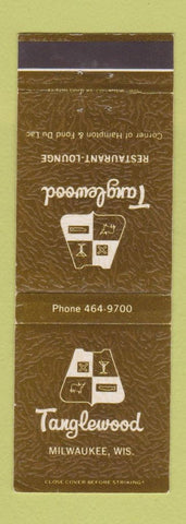 Matchbook Cover - Tanglewood Restaurant Milwaukee WI