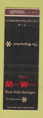 Matchbook Cover - Hotel Marcus Whitman Walla Walla WA WEAR