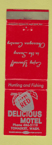 Matchbook Cover - Red Delicious Motel Tonasket WA apple WEAR