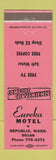 Matchbook Cover - Eureka Motel Republic WA