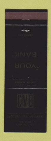 Matchbook Cover - Central Valley Bank Toppenish Harrah WA