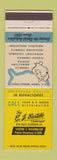 Matchbook Cover - EJ Bartells Company Tacoma WA