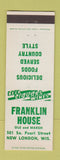Matchbook Cover - Franklin House Restaurant New London WI