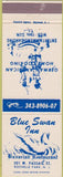 Matchbook Cover - Blue Swan Inn Rochelle Park NJ