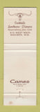 Matchbook Cover - Rohde's Madison WI restaurant