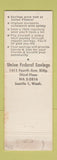 Matchbook Cover - Union Federal Savings Seattle WA