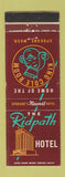 Matchbook Cover - Ridpath Hotel Spokane WA