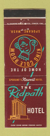 Matchbook Cover - Ridpath Hotel Spokane WA