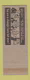 Matchbook Cover - Mineral Springs Arcadia WI