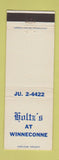 Matchbook Cover - Holtz's at Winneconne WI