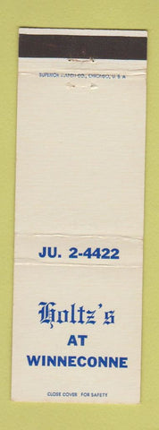 Matchbook Cover - Holtz's at Winneconne WI