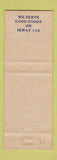 Matchbook Cover - Holtz's at Winneconne WI