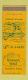 Matchbook Cover - Governor Hotel Olympia WA