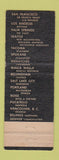 Matchbook Cover - Hotel Benjamin Franklin Seattle WA Outrigger WEAR