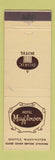 Matchbook Cover - Hotel Mayflower Seattle WA