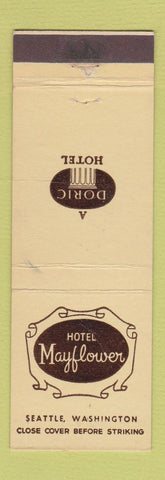 Matchbook Cover - Hotel Mayflower Seattle WA