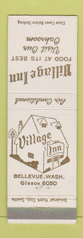 Matchbook Cover - Village Inn Bellevue WA