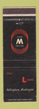 Matchbook Cover - Hotel Leopold Bellingham WA WEAR