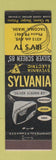 Matchbook Cover - Sylvania TV Irv's Tacoma WA