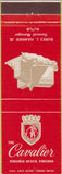 Matchbook Cover - The Cavalier Virginia Beach VA red