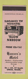 Matchbook Cover - Hansen's Motel Omak WA