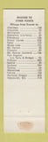 Matchbook Cover - Waits' Motel Everett WA WEAR