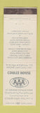 Matchbook Cover - Coulee House Coulee Dam WA WEAR