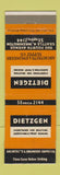 Matchbook Cover - Dietzgen Drafting Surveying Supply Seattle WA