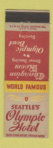 Matchbook Cover - Olympic Hotel Seattle WA