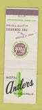 Matchbook Cover - Hotel Antlers Indianapolis IN Albert Pick