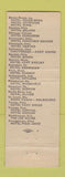 Matchbook Cover - Hotel Antlers Indianapolis IN Albert Pick