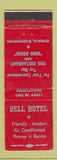 Matchbook Cover - Bell Hotel Ephrata WA
