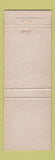 Matchbook Cover - Dorsey's Hotel Restaurant Dayton WA