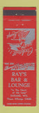 Matchbook Cover - Ray's Bar and Lounge Durand WI