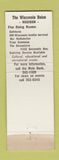 Matchbook Cover - University of Wisconsin Union Madison WI WORN