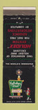 Matchbook Cover - Holiday Inn Milwaukee WI WEAR