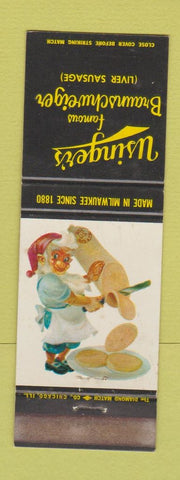 Matchbook Cover - Usinger's Sausage Milwaukee WI WEAR